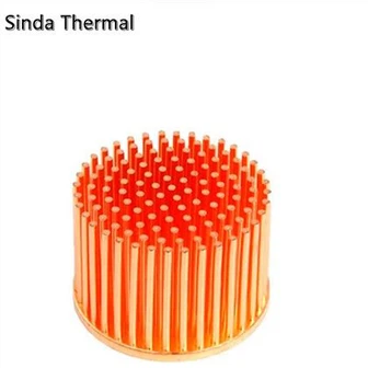 נחושת קר חישל כיור חום גלילי